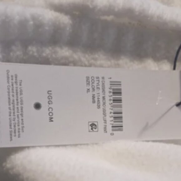 UGG Cassady Micro Uggfluff Pants (Nimbus)  NWT - Picture 4 of 4